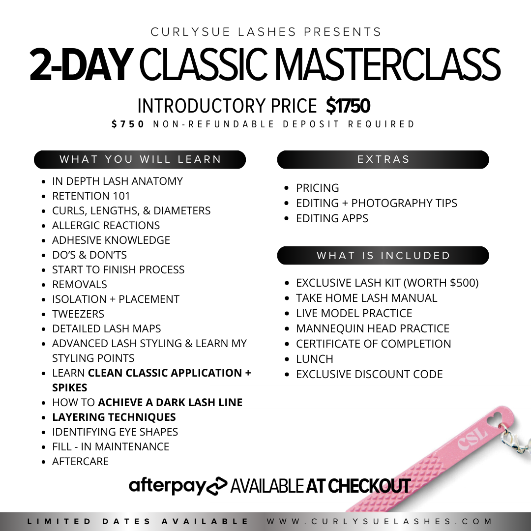 2-DAY 1:1 Classic & Styling Masterclass