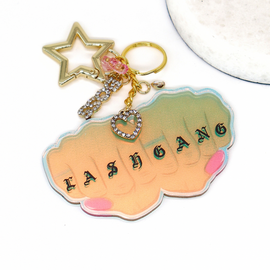 Lashgang Iridescent Keychain