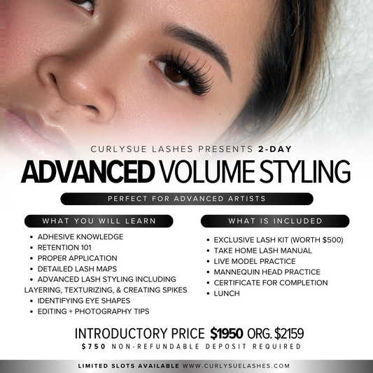 2-DAY 1:1 Advanced Volume Styling Masterclass